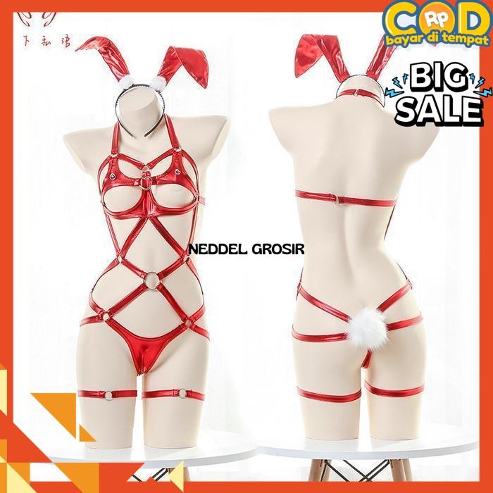 LINGERIE  KULIT BERONGGA COSPLAY  GADIS KELINCI LINGERE  BUNNY BY NEDDEL GROSIR