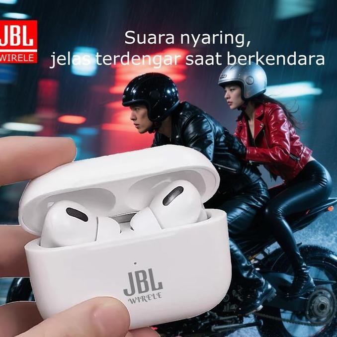 DF370>> jbl wirele Earphone lp33 TWS Bluetooth 5.0 Headset Stereo Binaural dengan Chip Jerry 5.0 & D