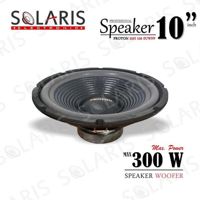 DB15 >> Speaker Woofer 10 Inch 300 Watt PROTON 25H 100 SUWPP