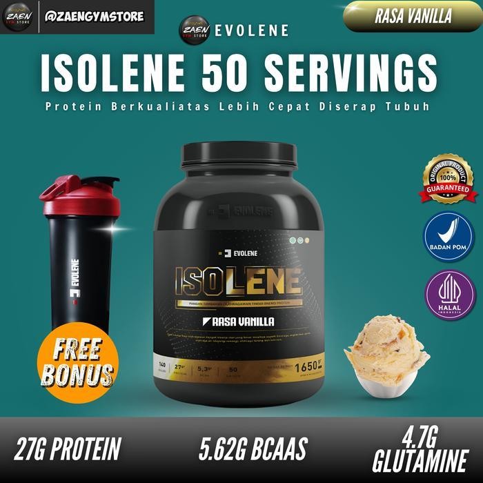 EVOLENE ISOLENE WHEY PROTEIN ISOLATE 50 SERVINGS