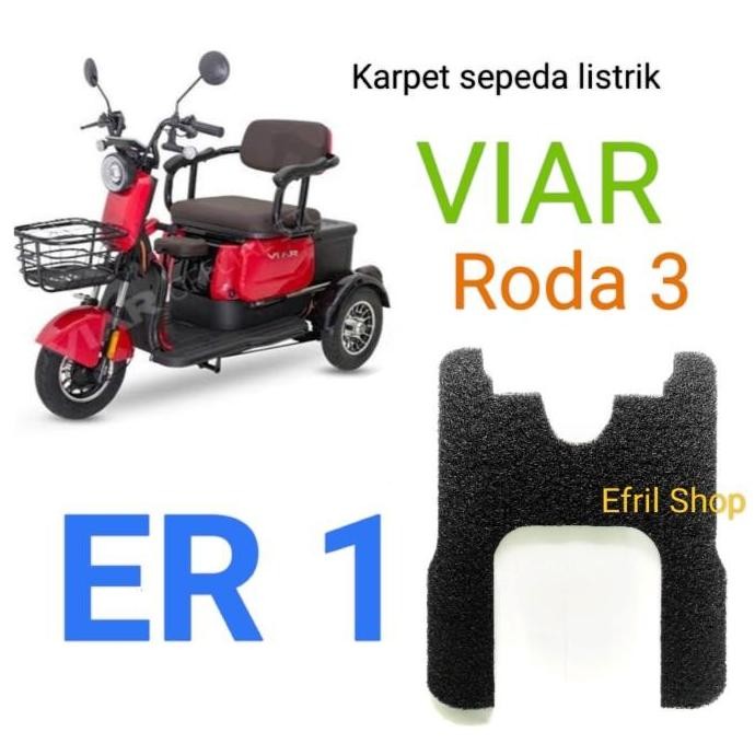 Karpet Sepeda Motor Listrik Roda Tiga Viar Re1 Roda 3 Re 1