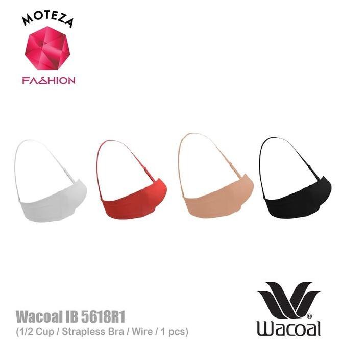 Wacoal Strapless Bra - Ib 5618 R1 - 1/2 Cup Busa Wanita Bh Tipis