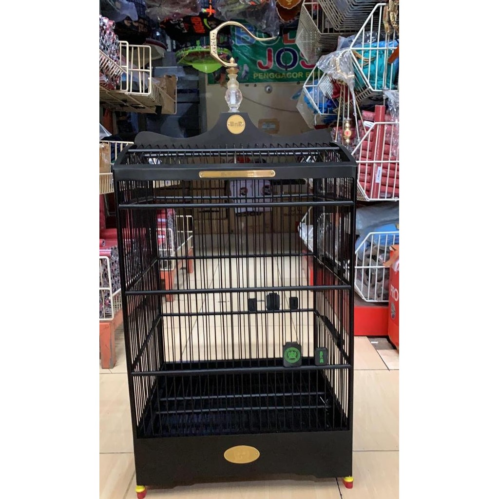SANGKAR KANDANG KOTAK BNR BLACK DOFF NO 1 murah