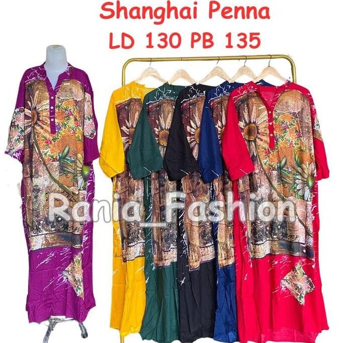 Daster Rania Fashion  Motif Sanghai Penna Terbaru