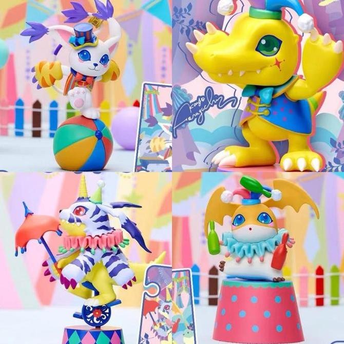 Toys Bn Figure Q Digimon Adventure Circus Series Blind Box