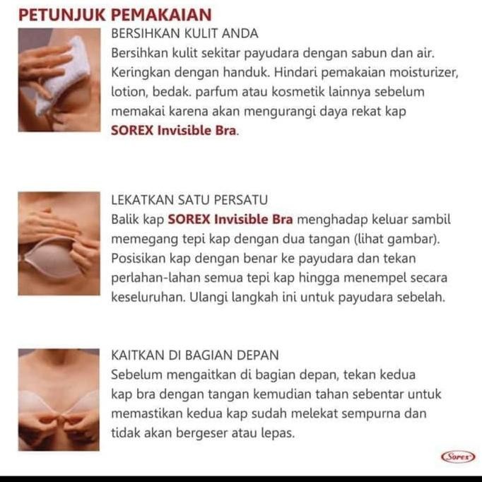 Bh Bra Silikon Sorex Ib 001 Invisible Bra Silicon Ori Sorex