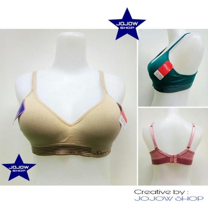Bra Sorex 65003 Busa Tipis Tanpa Kawat