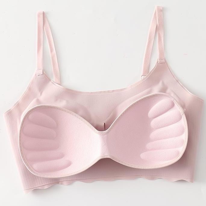 [Bh+Cd] Set Bra Seamless Jepang / Olahraga Push Up Bra Full Cup/ Set Pakaian Dalam Es Sutra Seamless