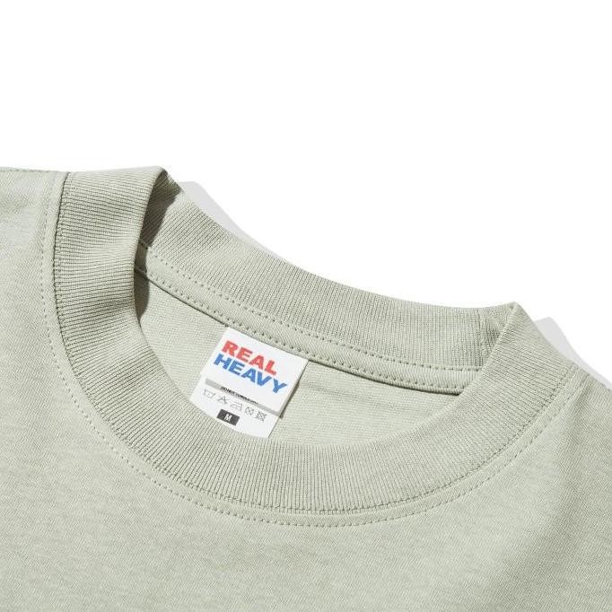 DB51>> Kaos Polos Real Heavy Goods Green Sage - Kaos Polos Classic Sage