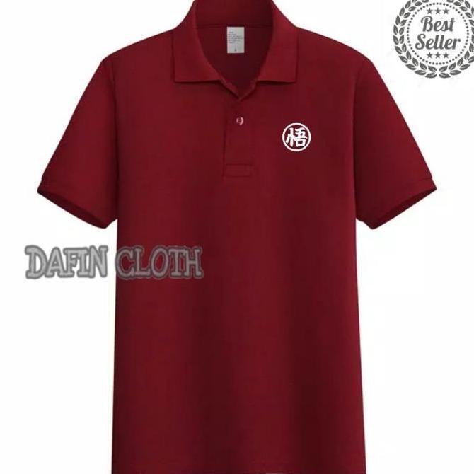 DF70>> Kaos Kerah Pria Polo shirt Anime Dragon Ball