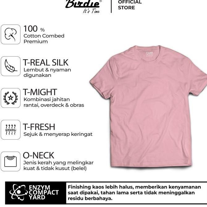 Sale Kaos Distro Female Golf Premium Quality Cotton Combed Original Birdie