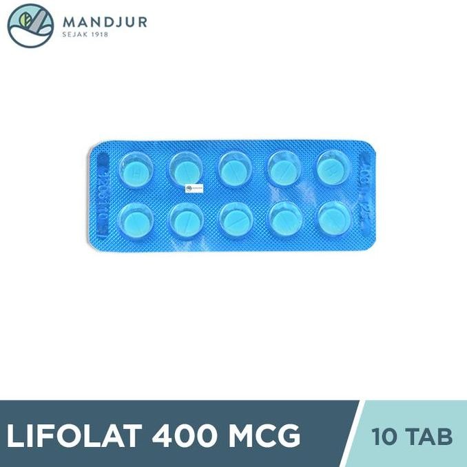 COD Lifolat 400 mcg 10 Tablet - Suplemen Ibu Hamil dan Menyusui