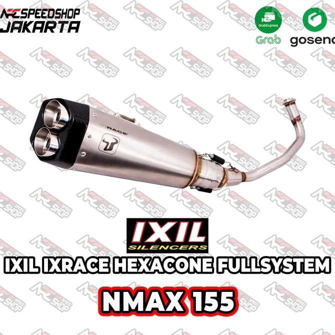 Promo Knalpot Ixil IXrace Hexacone Nmax 155 Fullsystem Original Spain COD