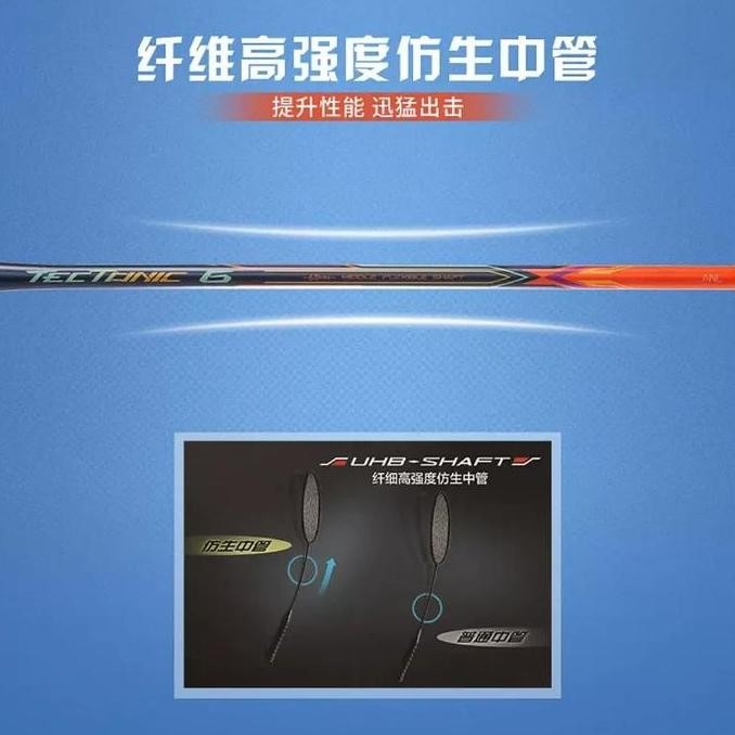 New Raket Badminton Lining Tectonic 6
