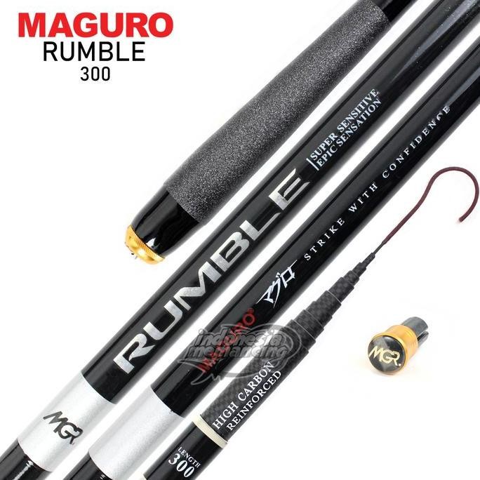 Joran Tegek Maguro Rumble Ruas Pendek Tegek Lentur Indonesia Memancing Shop