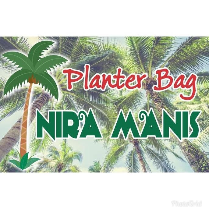 PLANTER BAG 100 LITER (handle hitam)