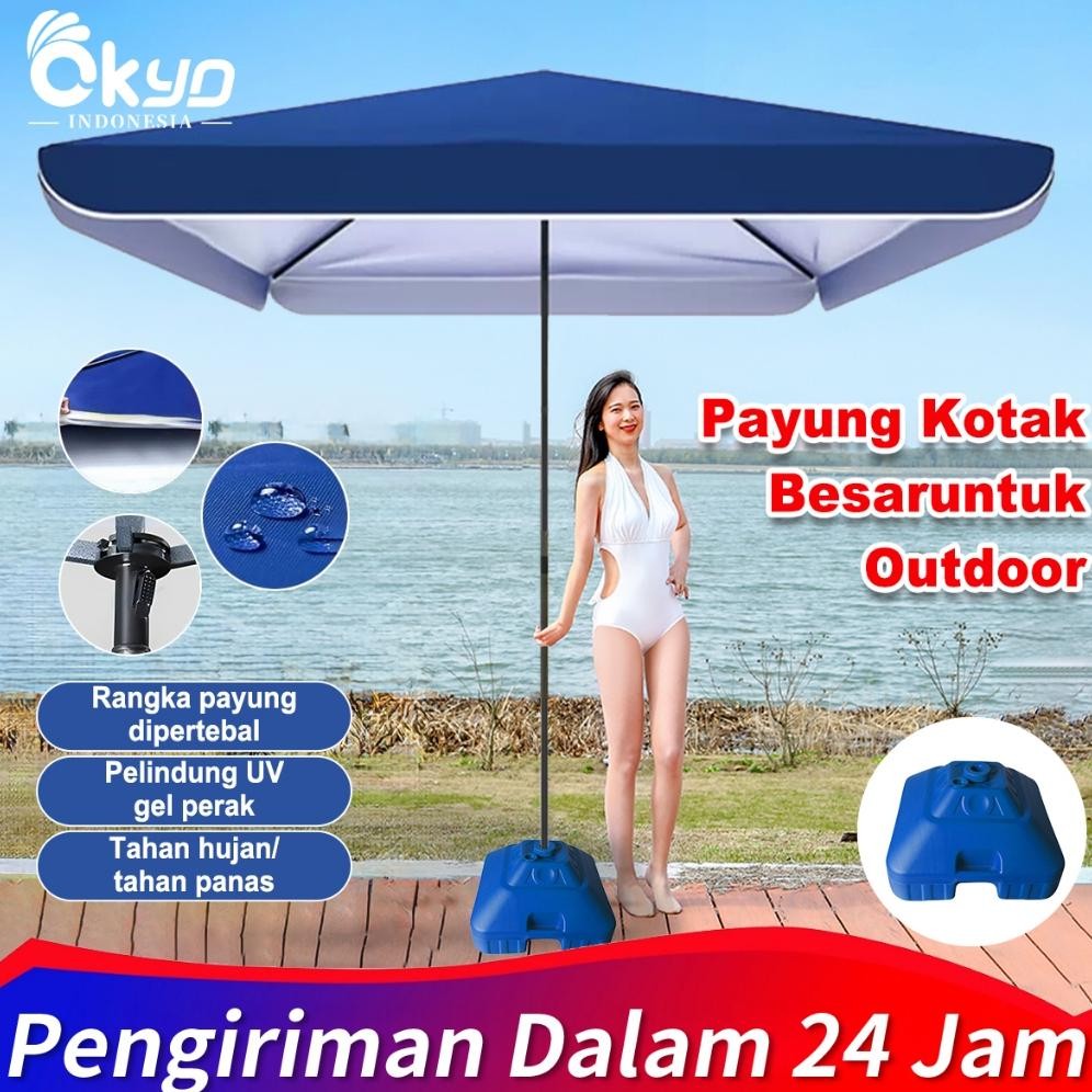Payung Kotak 200x200cm meter  Payung Pelangi Payung pameran  Petak anti UV/Payung Tenda 200 cm Juala