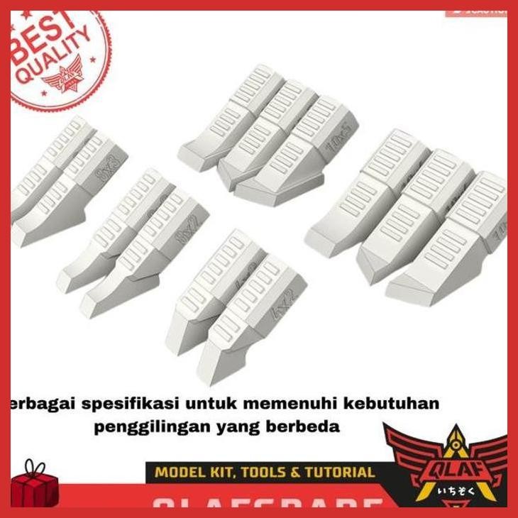 (GUNDAM) KEPALA AMPLAS MINI GMAKE-03 - HANDLE PEGANGAN BADAN AMPLAS CELAH PART SEMPIT KECIL GOOD QUA