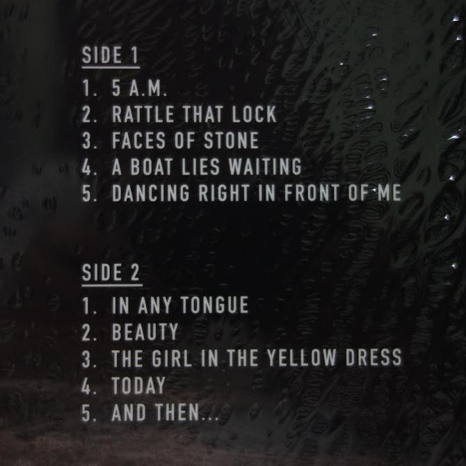 LP David Gilmour - Rattle That Lock Album Vinyl Piringan Hitam Rare Koleksi Original