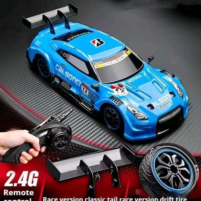 Mobil RC Drift Racing 4WD Remote 2.4ghz 1:14  RC Super GT Drift Control Toys Kontrol