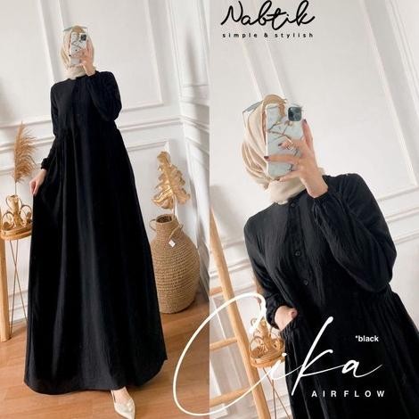 Termurah Gamis Terbaru 2025 Lebaran Wanita Import / Gamis Terbaru / Cika Nabtik Gamis Jumbo / Gamis 