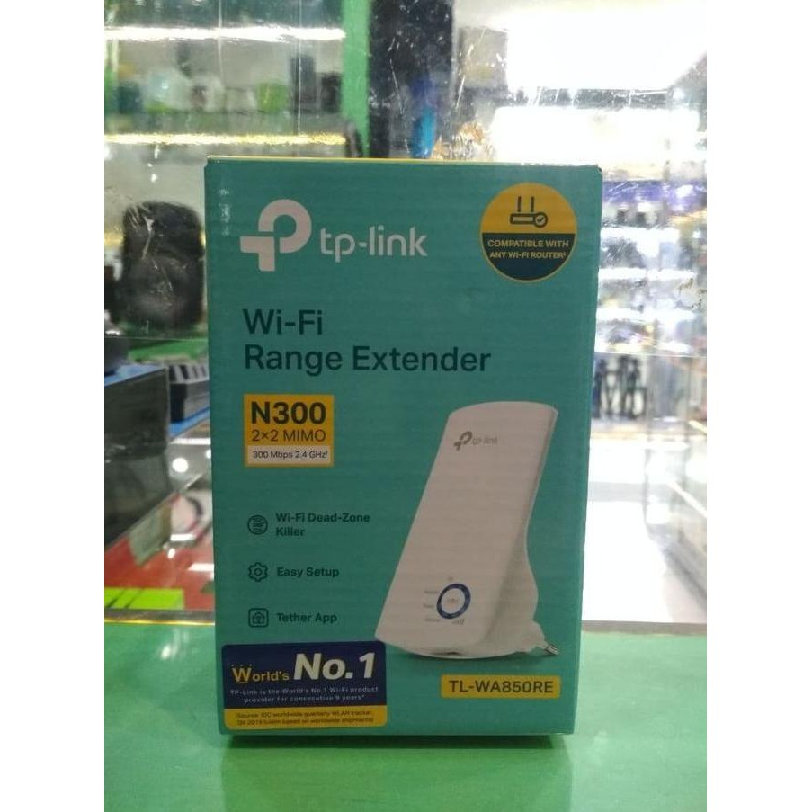 TERBARU - TP-LINK TL-WA 850RE | WIRELESS N RANGE EXTENDER TPLINK 300 MBPS