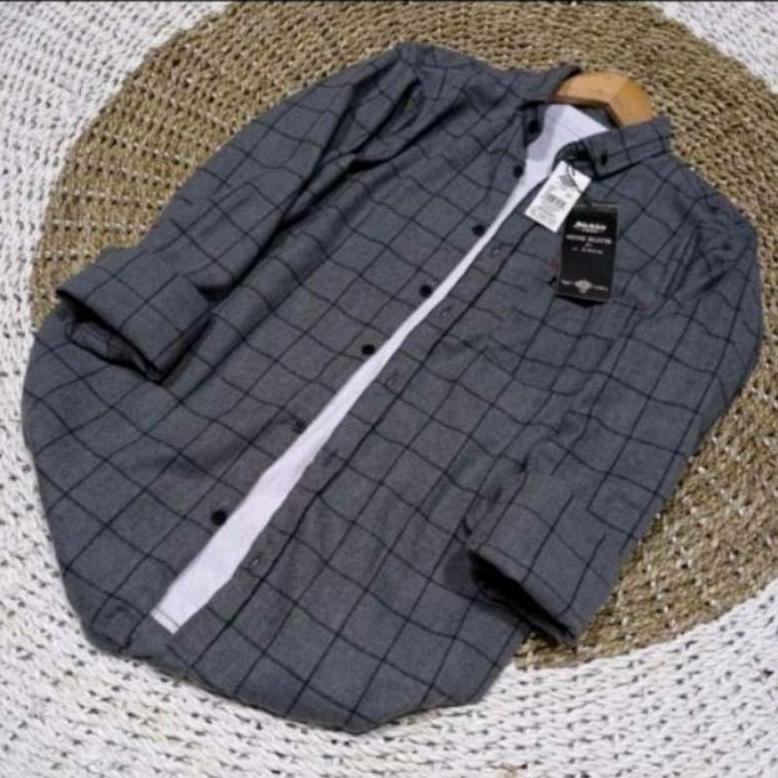 Eelic Kemeja Flanel Pria Lengan Panjang Motif Kotak Kotak Kwalitas Premium Flanel Terbaru 2022 Pria 