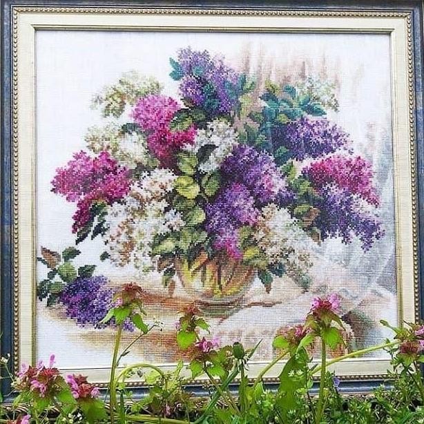 paket kristik bunga violet