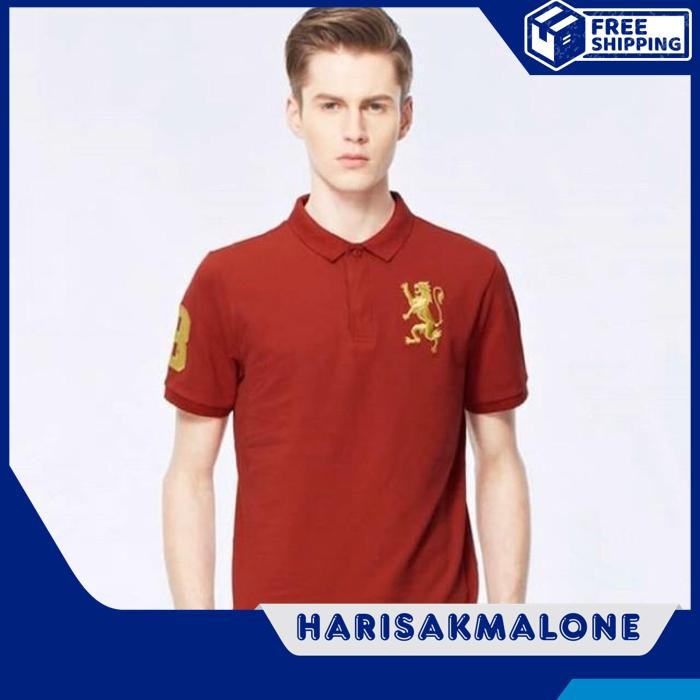 PROMO TERBARU KAOS POLO SHIRT TSHIRT BAJU KERAH DISTRO GIORDANO SABLON POLOS CUSTOM INDONESIA PRIA W