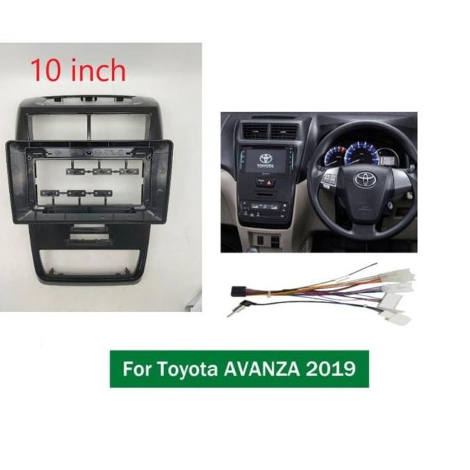 Frame Head unit Android 9 inch / 10 inch TOYOTA AVANZA 2019 RESTOCK