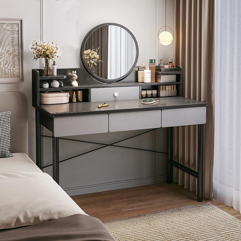 Meja Rias Kaca Rak Kosmetik Meja Rias Putih Meja Minimalis