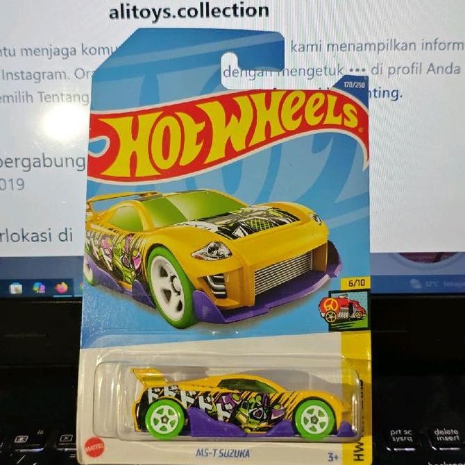 HOTWHEELS HOT WHEELS MS-T Suzuka kuning HCW44