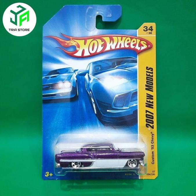 hotwheels custom 53 chevy purple