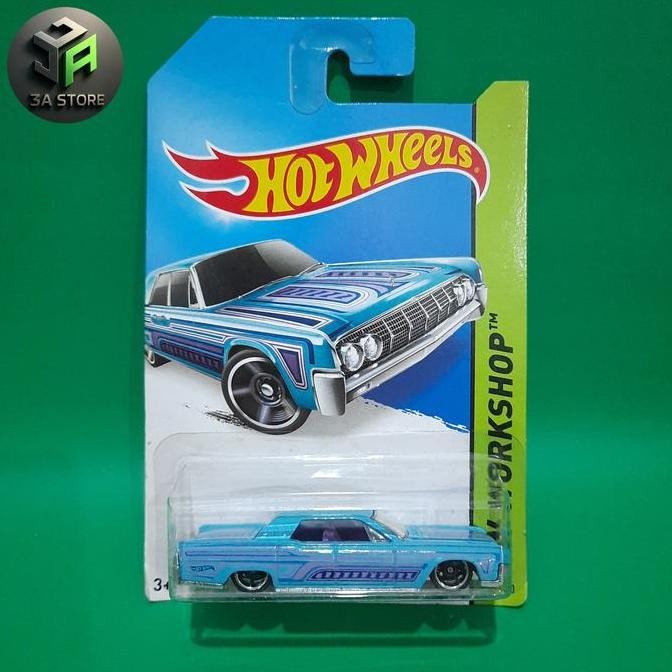 Hotwheels 64 lincoln continental blue