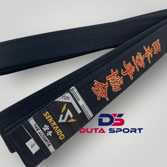 Sabuk Hitam SENKAIDO The Ultimate Master Gi Karate Black Belt Original SUM