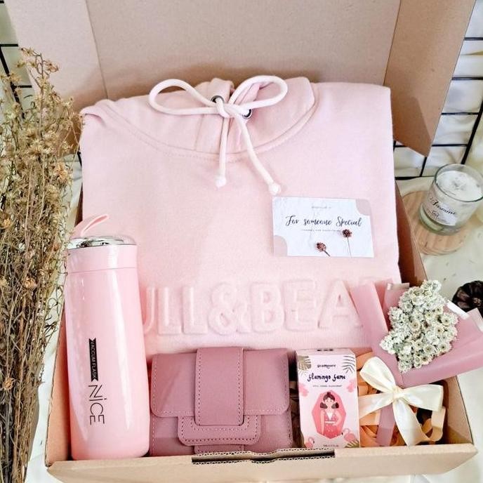 Hampers Sweater Hoodie Gift Box Girly Cewek Kado Ulang Tahyn Special / Hampers special Cewek / Kado 