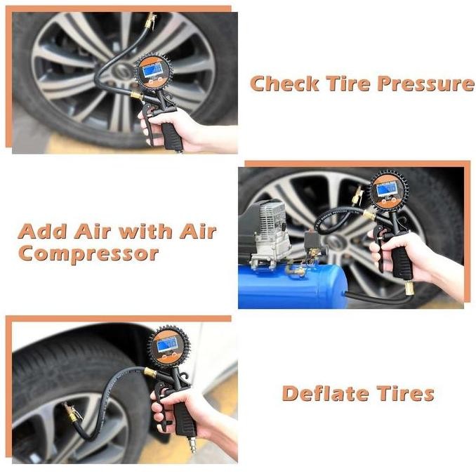 Pengukur Tekanan Angin Ban Lcd Digital