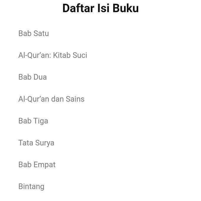 Buku Kalam Allah Dan Alam Semesta Memahami Al Quran Dalam Sains Modern