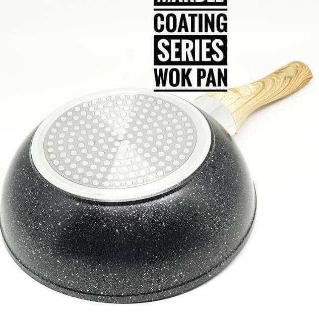 Wok Pan Yoshikawa Marble 22 Cm