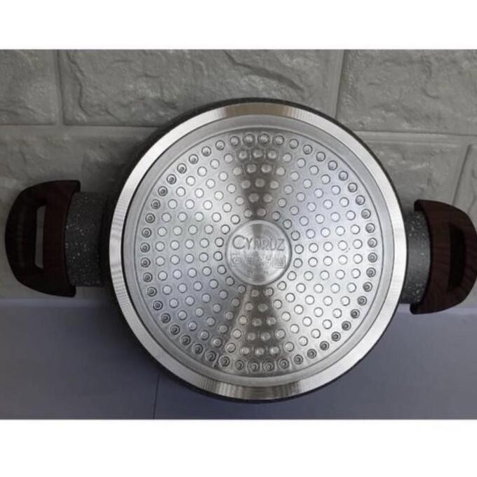 Cypruz Panci Marble Series+Tutup Pi-0735/Panci Marble Cypruz Pi0735