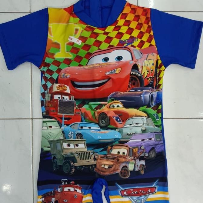 HARGA DISC - Baju renang anak laki diving gambar Speedo