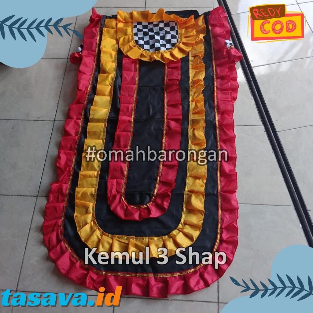 Diskon Kemerdekaan Kemul Barongan Anak Sd Pentas Dewasa Warna Biru Hitam Merah Kuning Hijau