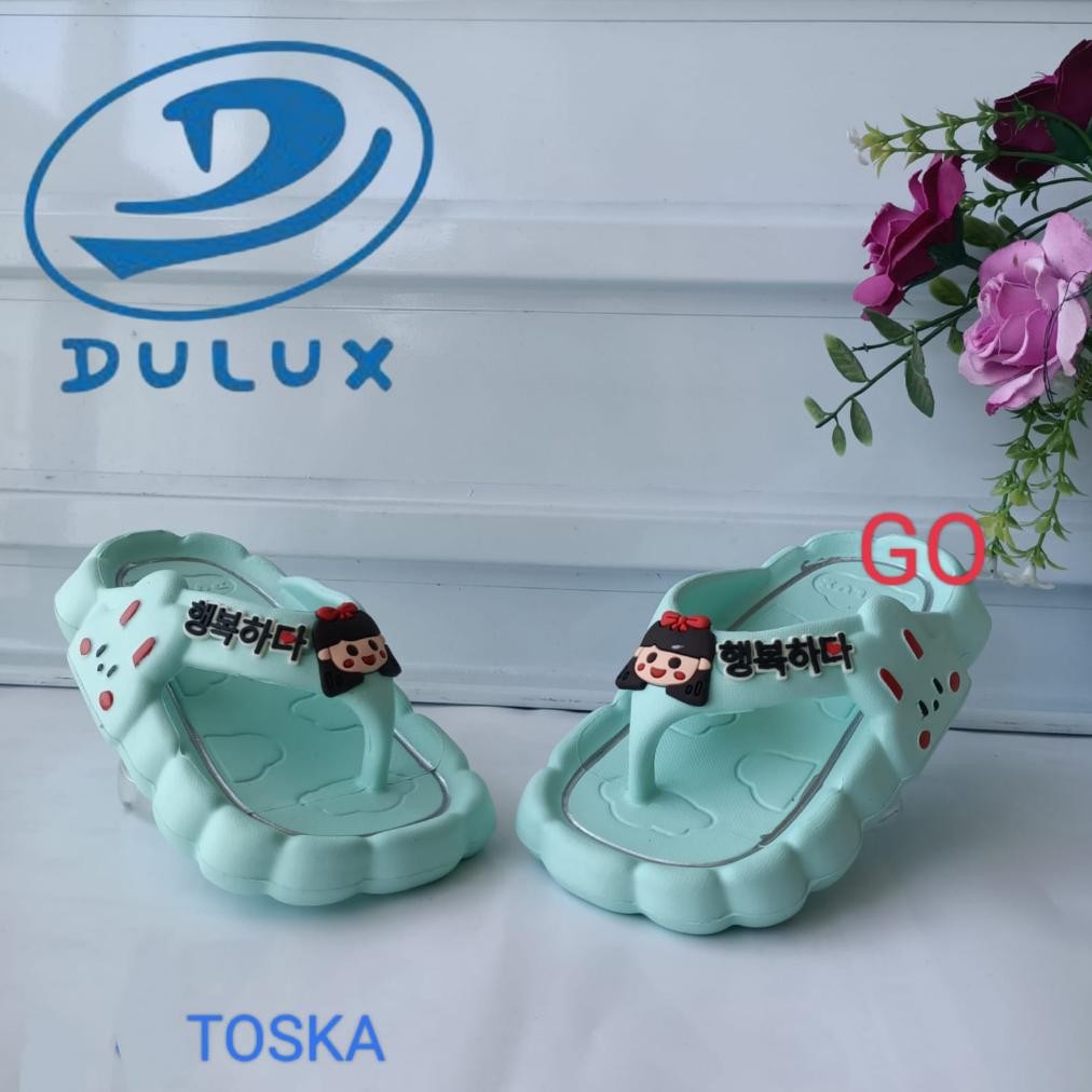 Ct_C1077 Sogo Dulux 526Dc Sandal Jepit Anak Perempuan Model Japit Korea Style Sandal Anak Perempuan 