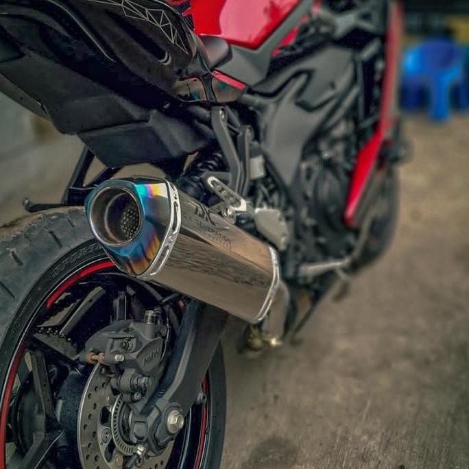 knalpot Dx Generation Sphere Oval Slip on CBR 250 RR All new Ninja R25