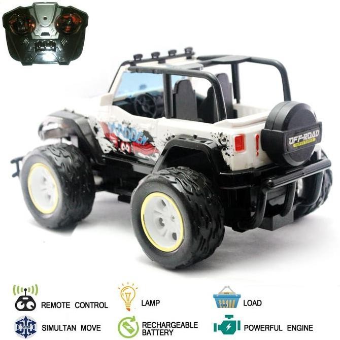 Mainan Mobil Remote Control RC Monster Jeep Truck
