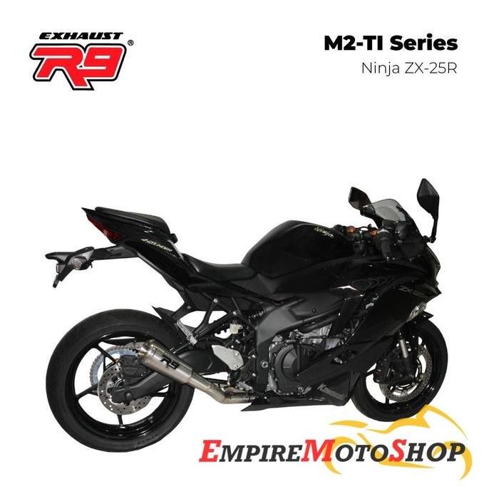 Knalpot R9 M2 Kawasaki ZX 25 R ZX25R Fullsystem Titanium