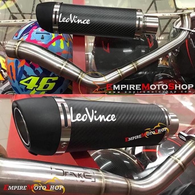 Knalpot Leovince Corsa EVO Yamaha Aerox 155 Fullsystem