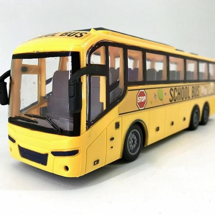 RC Bus Remote Control Batre Cas -Mobil Remot Bis Mainan Baterai Charge