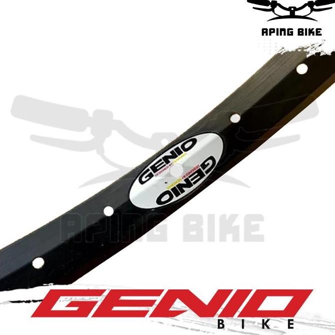 Velg Alloy Genio 20 36H Hitam Rims Sepeda Pelek Aloy Sepeda