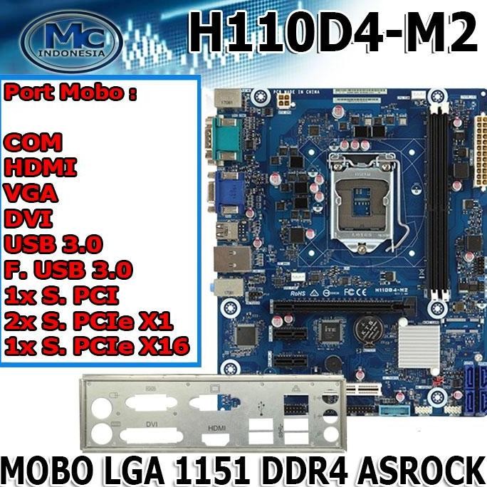 Mainboard Asrock Intel Lga Socket 1151